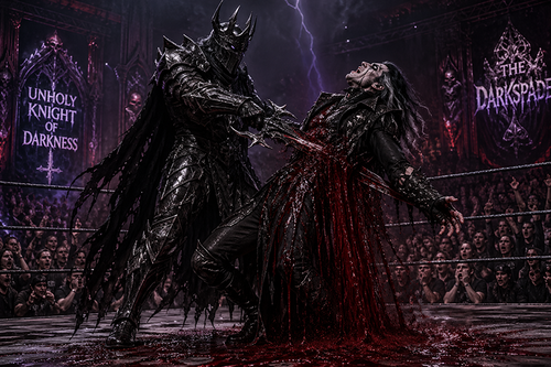 The Darkspade impaled